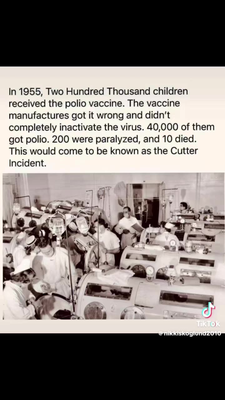 The Polio Vaccine (can you see the patterns?)