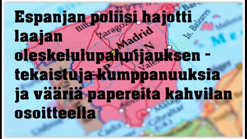 Espanjan poliisi hajotti laajan oleskelulupahuijauksen