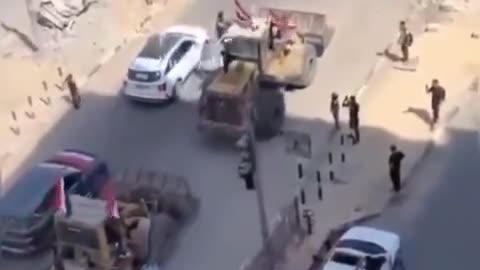 Egypt ORDERS brigade of bulldozers to begin clearing rubble in Gaza