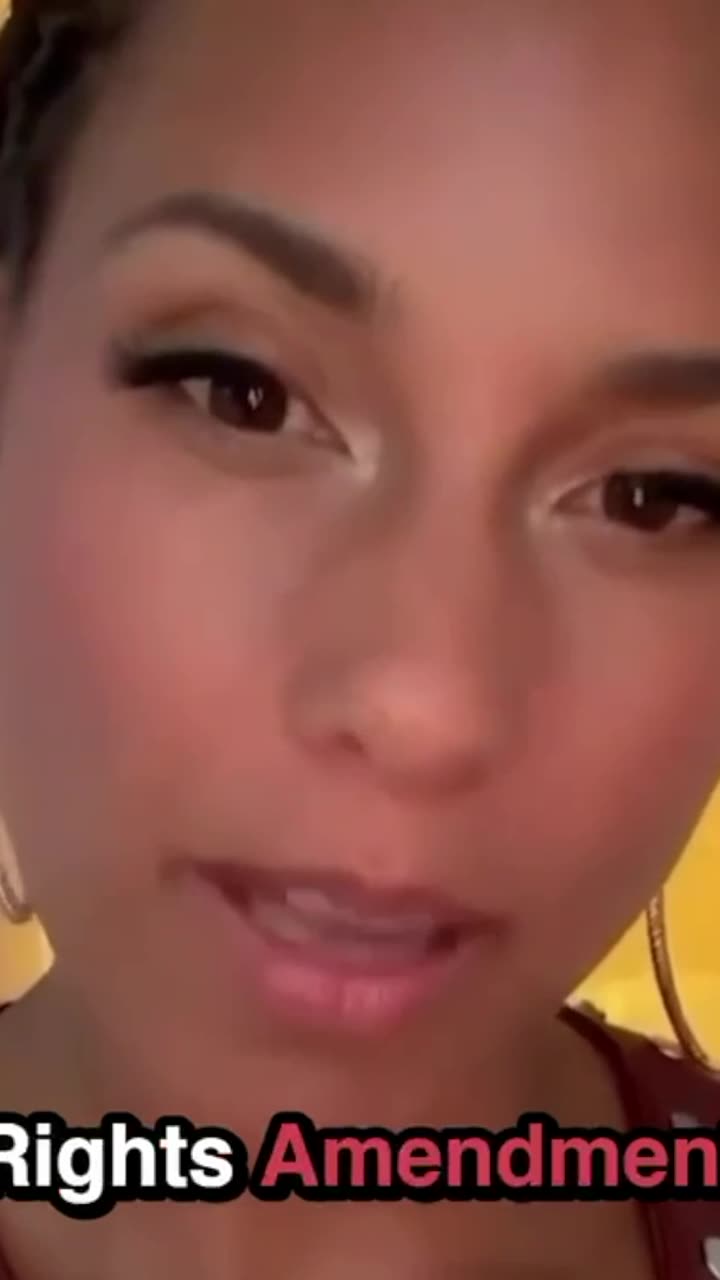 Alicia Keys goes VIRAL for her America-hating stupidity thumbnail