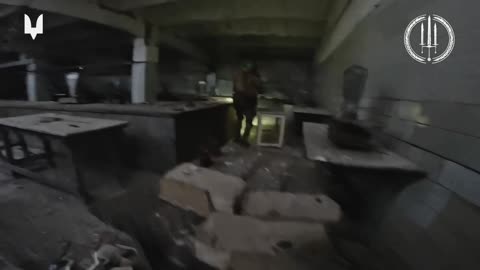 A group of fighters of the 8th SSO Regiment during search and strike operations in Kupyansk