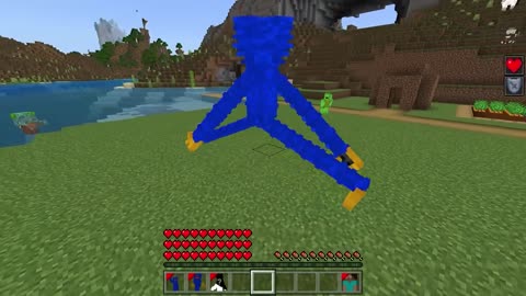 I Pranked My Friend as HUGGY WUGGY in Minecraft 😈💙