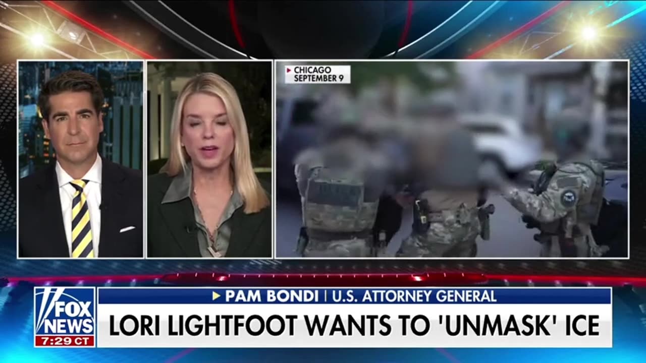 AG Bondi: Were Investigating Politicians Targeting ICE Agents