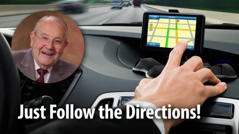 JUST FOLLOW THE DIRECTIONS!​​ – Isaiah 41:10 Devotional by Pastor Cecil A. Thompson