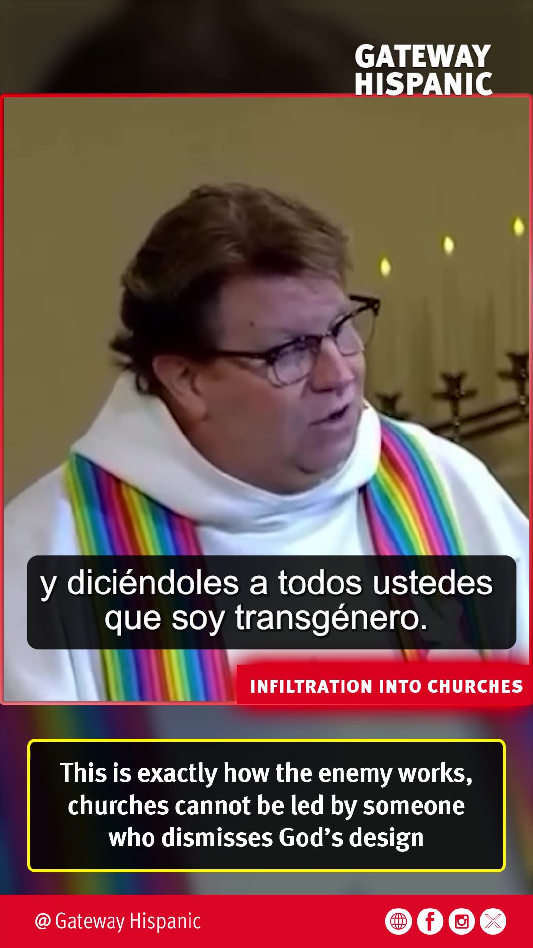 This is exactly how the enemy works, churches cannot be led by someone who dismisses God’s design