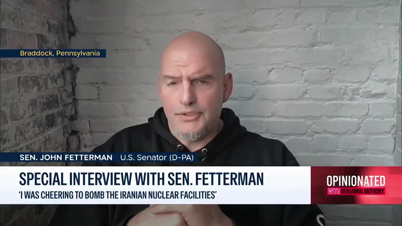 Fetterman Shocks Dems, Says He's Glad They're Not in Charge with Their Raging Anti-Semitism
