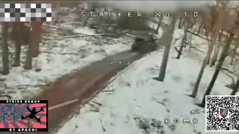 Drone Slams into a Russian Heavy MRLS