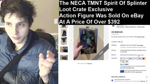 NECA TMNT Spirit Of Splinter Action Figure That Was Sold On eBay At A Price Of Over $392 Revealed