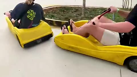 Super Mario Kart IRL🤣🤣