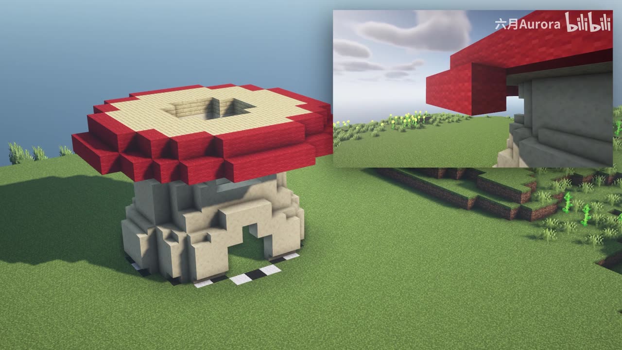 LIVING in a MUSHROOM?! 🍄 Super Cute Mushroom House BUILD TUTORIAL