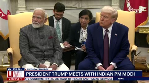 President Trump meets with Indian PM Modi at the White House | LiveNOW from FOX