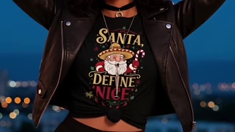 Wait… did Santa just throw shade? This tee had everyone cracking up! #funnychristmasshirt