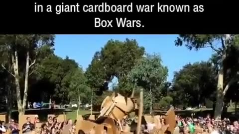 😮🏆 Cardboard Box Wars! | FeedMyCuriosity