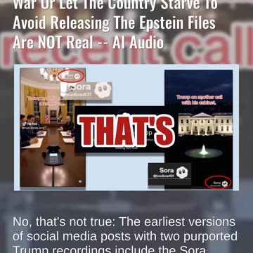 Fact Check: AI Trump Rants He Would Start War Or Let Country Starve To Avoid Releasing Epstein Files