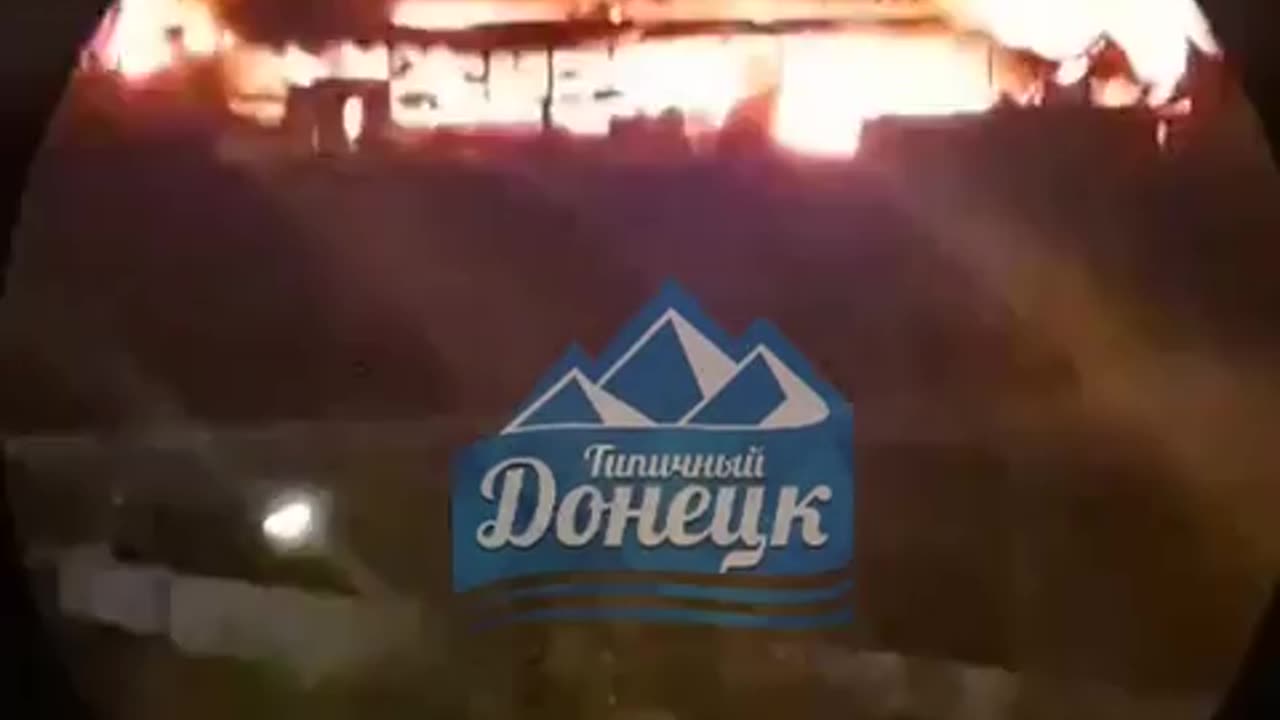 🔥🛒 Ukraine Russia War | Drone Attack on Hypermarket Sigma in Donetsk | RCF