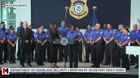 🇺🇸 DHS Secretary Kristi Noem Holds Press Briefing in Florida at Tampa International Airport