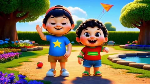 Chunnu Munnu Do Bhai | Funny Kids Hindi Rhyme | Toddler Creative Hub