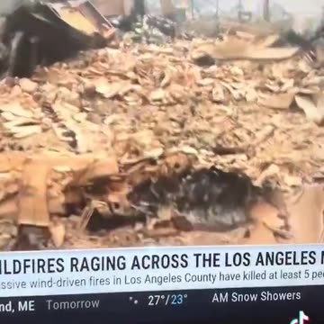 News channel appears to accidentally air the corpse of a person..