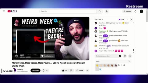 Live with Restream, October 06