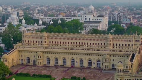 Breathtaking Drone View of Bada Imambara!