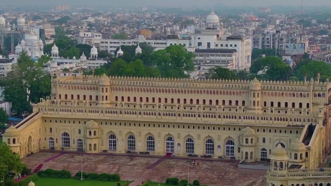 Breathtaking Drone View of Bada Imambara!