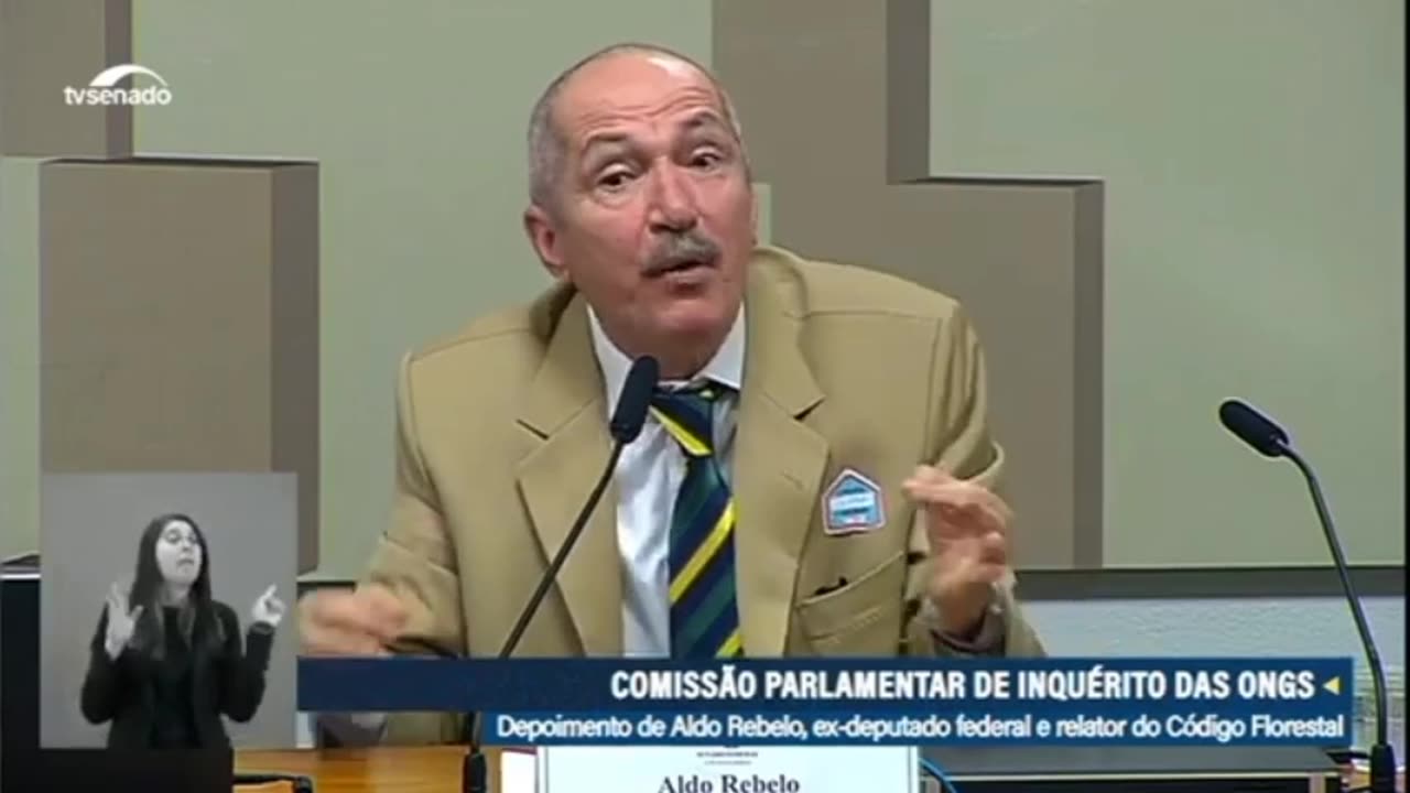 Depoimento do ex-ministro Aldo Rebelo na CPI das ONGs