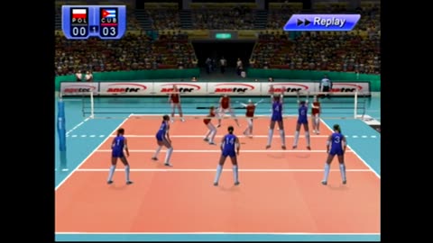 Women's Volleyball Championship (Ps2) Poland vs Cuba Part1