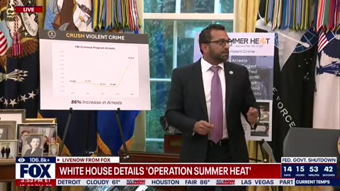 Trump, Kash Patel Give Major Update On Sweeping Crime Crackdown