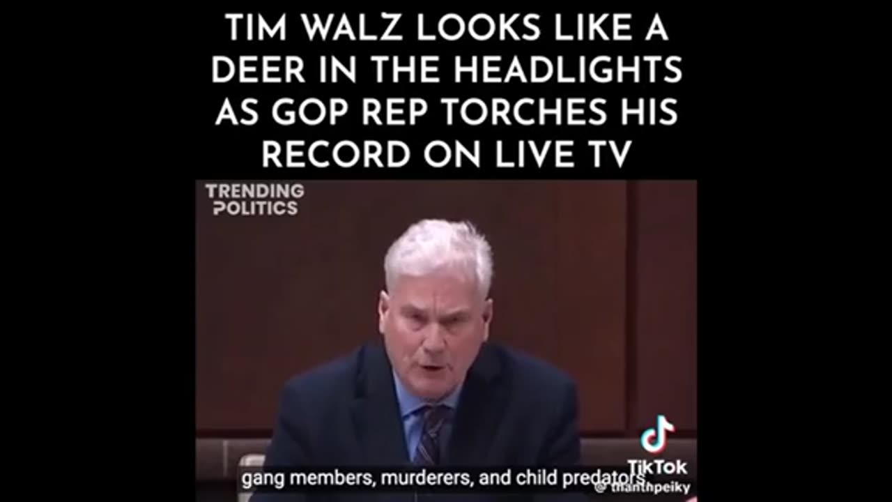 Tampon Tim getting flushed on live TV for the world to see ..