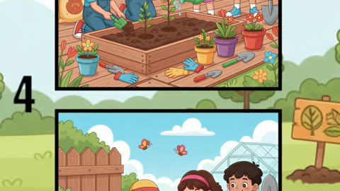 Kids Planting Trees! 🌱🌞🌿