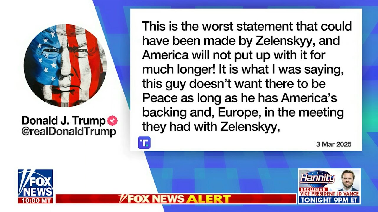 Zelensky Admits End of War “Very, Very Far Away”, Trump Responds