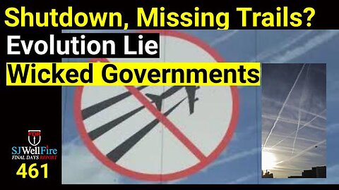 Gov Shutdown - Do YOU see Chemtrails? | Evolution Lie | Coordinated Wicked Gov Agenda