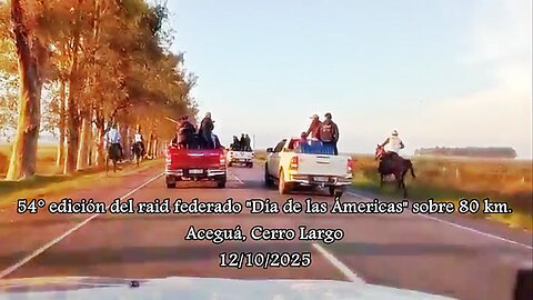 54° edición del raid federado "Día de las Ámericas" sobre 80 km. - Aceguá (12/10/2025)