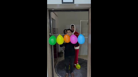 balloon blast funny video