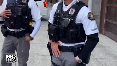 Leftist Social Worker Police Officer Appears To Masturbate While Doing Interview In Portland!