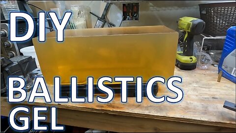 DIY Ballistics Gel EASY