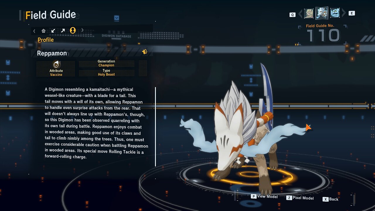 reppamon all digivolution/de-digivolution/profile Digimon Story Time Stranger