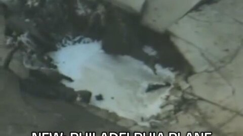 Planes don’t leave deep impact craters in concrete, but missiles do…IJS