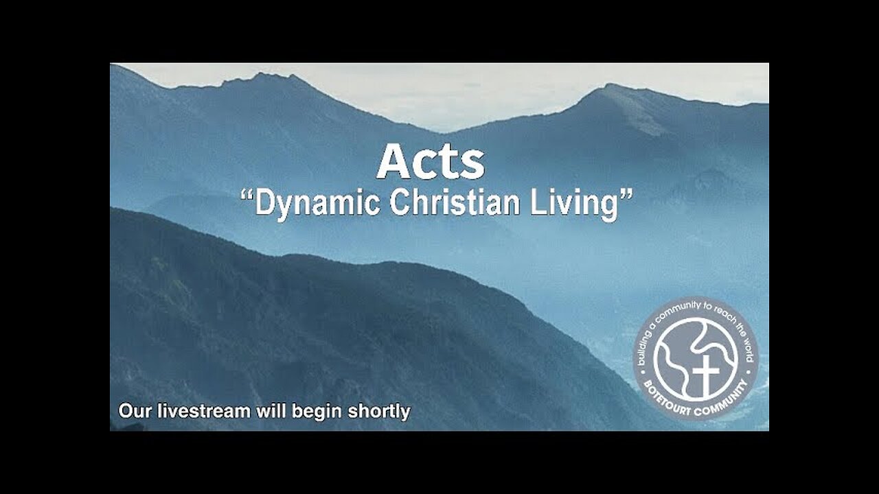 10-26-2025 “Dynamic Christian Living” Acts 1:8 Guest Speaker Robert Mullen