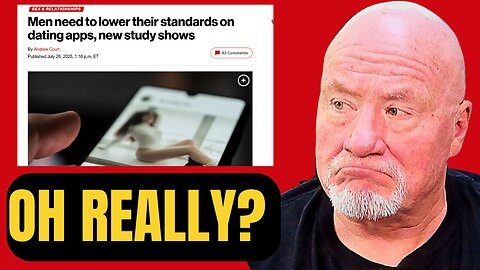 Men Need To Lower Their Standards... Really?