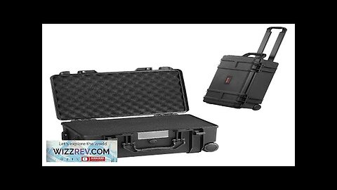 VEVOR 1.58 Cu.ft Weatherproof Hard Case with Retractable Pull Handles & Wheels Review