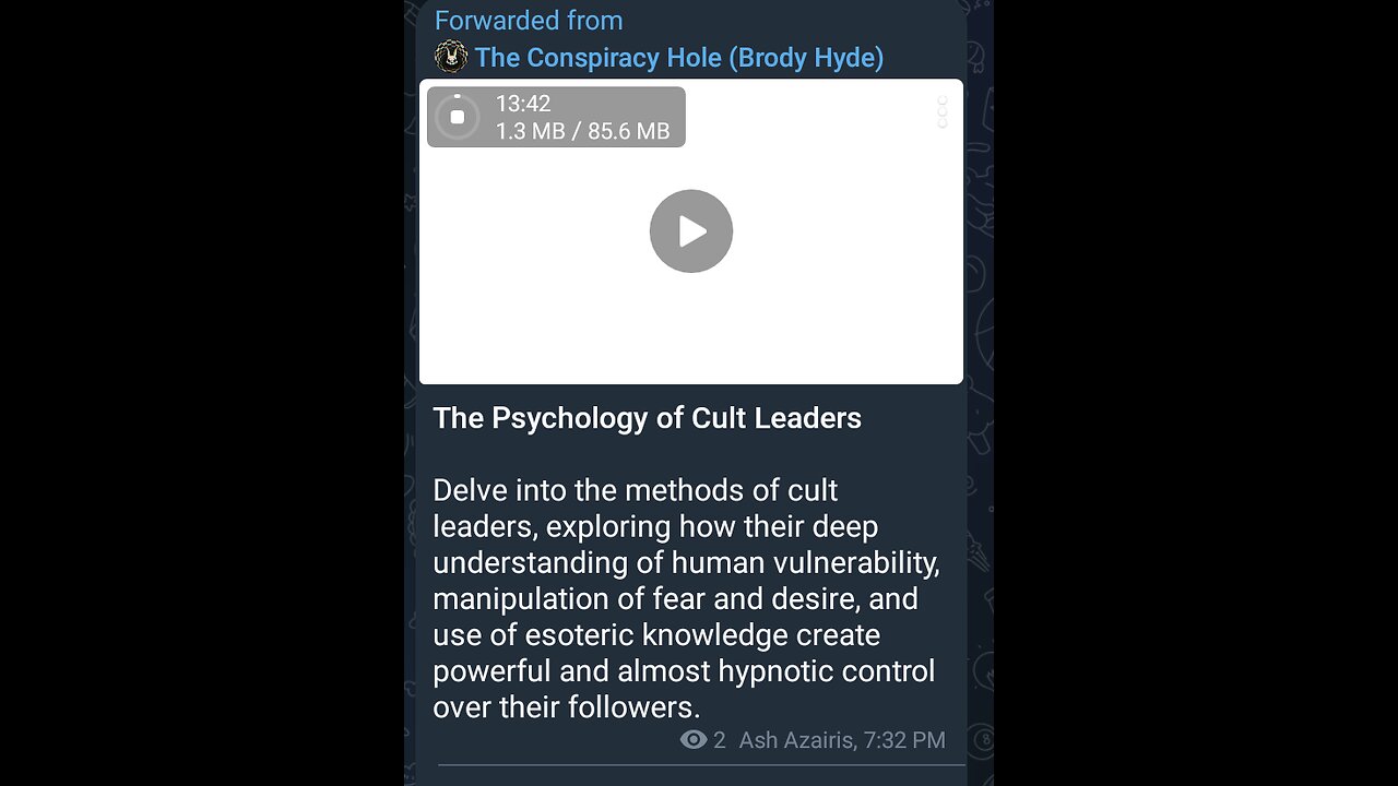 Documentary: Cult Leaders Psychology