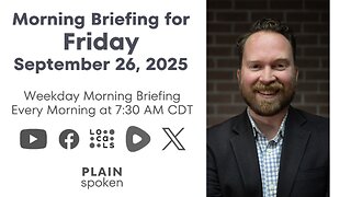Friday Morning Briefing (September 26, 2025)