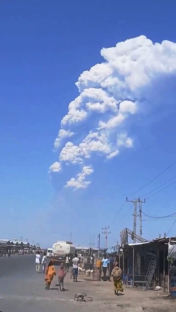 Erupción de volcán en Etiopía alcanza grandes alturas