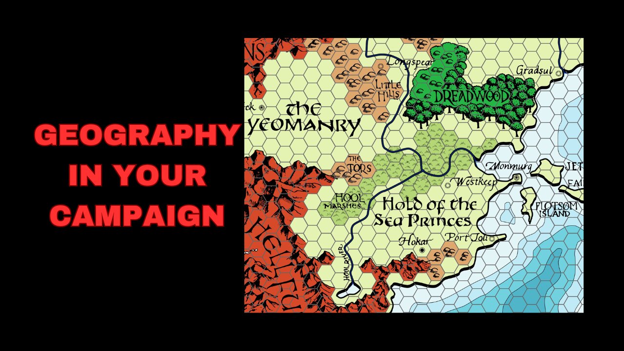 How Geography Shapes More Than Just the Land in Your RPG Campaigns