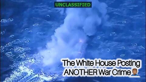 The White House Posting ANOTHER War Crime.