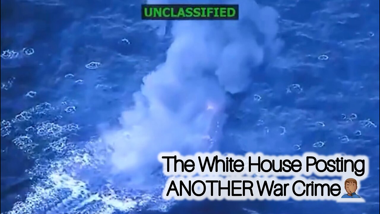 The White House Posting ANOTHER War Crime.