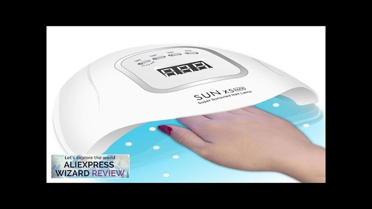 Nail Dryer Machine Professional Manicure Lamp UV ELD High Power Nail Light Review