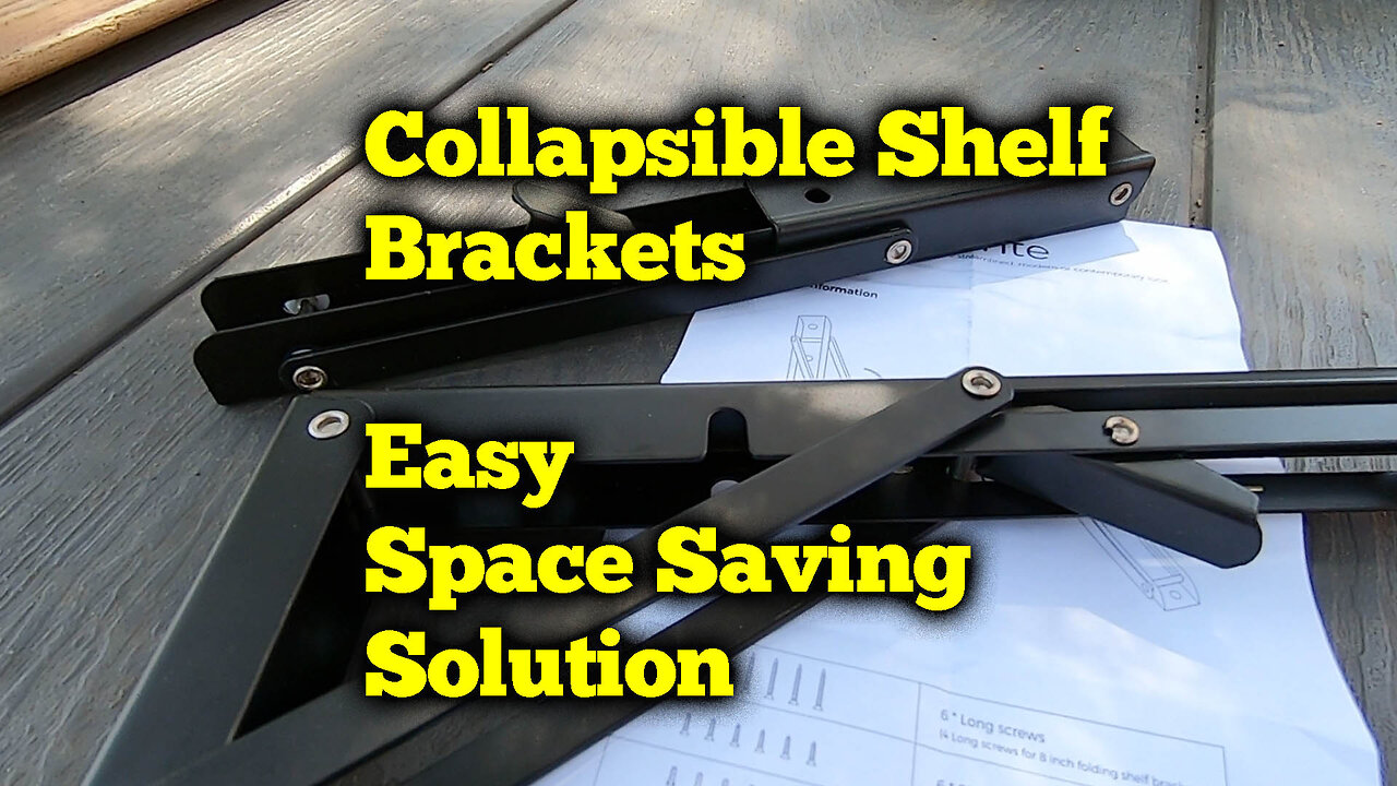DIY Addict Tools: Collapsible Shelf Brackets