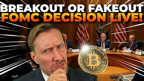 Bitcoin Live Trading: FOMC Decision Incoming! Bullish Setup or Fakeout? EP1806